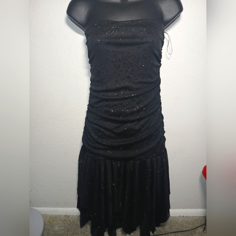 Black Strapless Dress